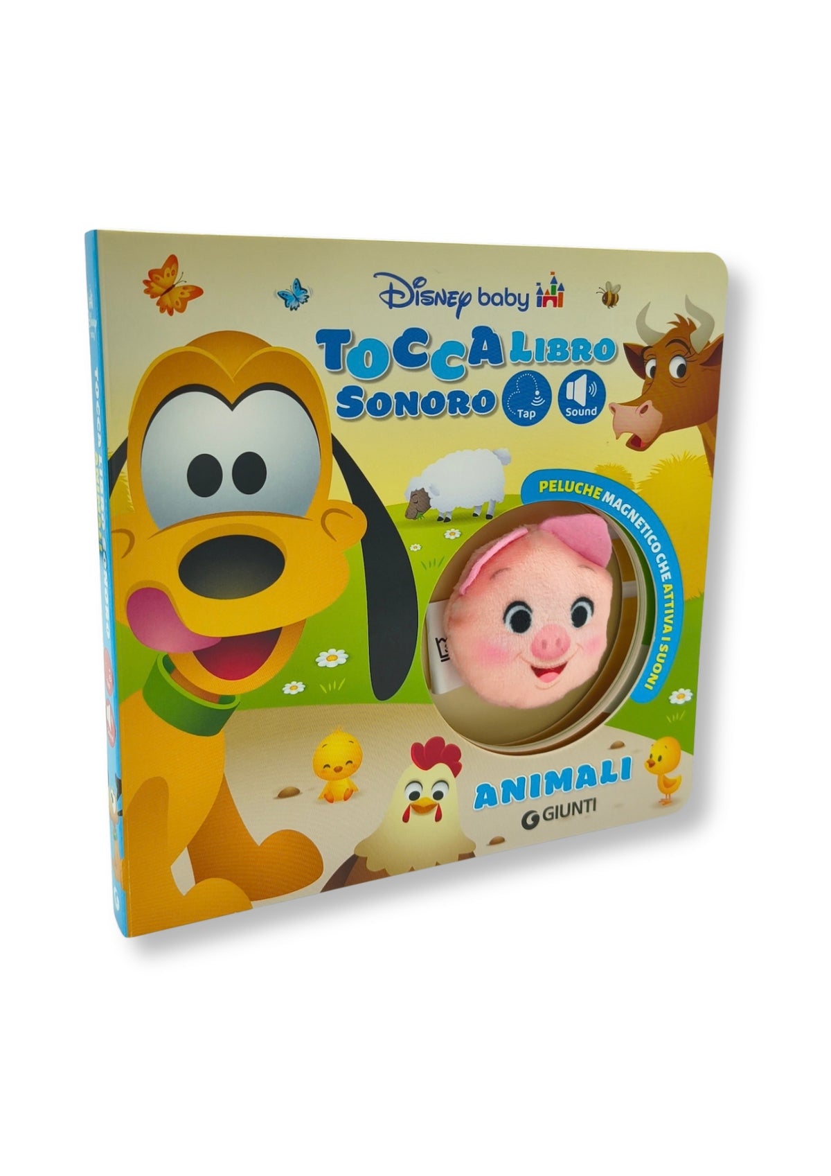 Animali Toccalibro sonoro Disney baby. Con Porcellino magnetico