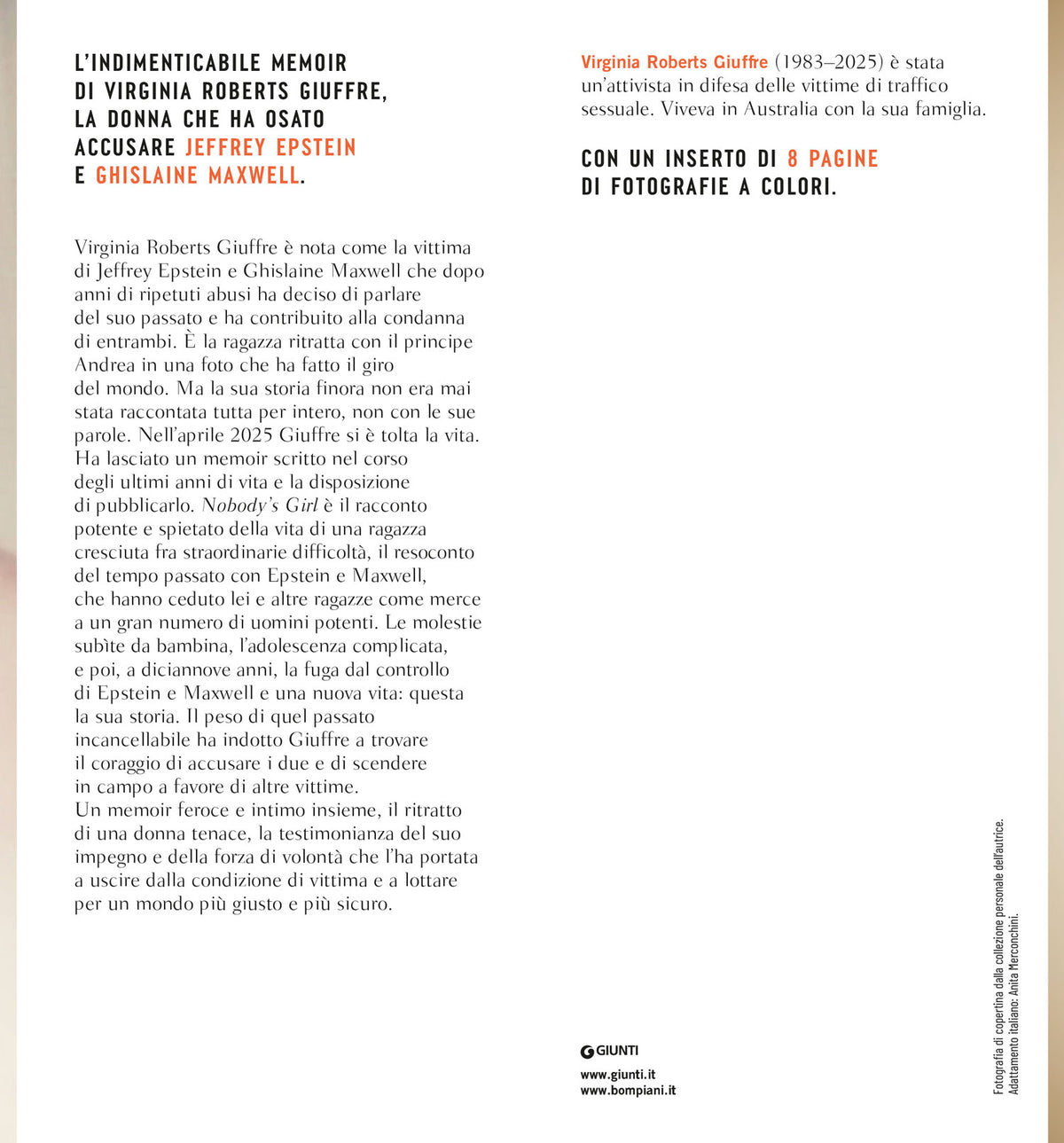 Nobody's Girl. La mia storia di sopravvivenza in nome della giustizia