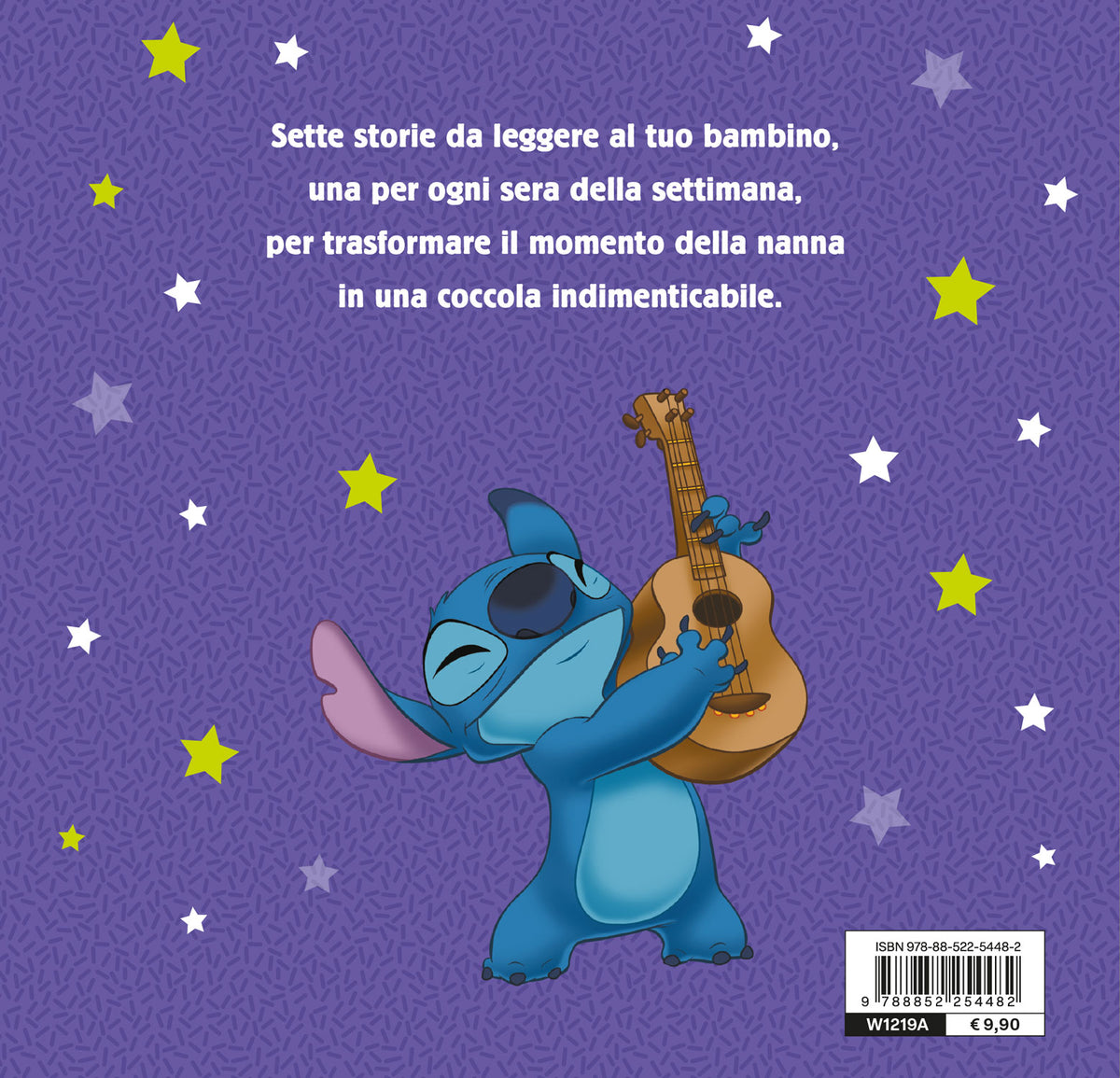 Stitch 7 Storie per la settimana. Scritto in stampatello maiuscolo - Che cosa combini, Stitch?