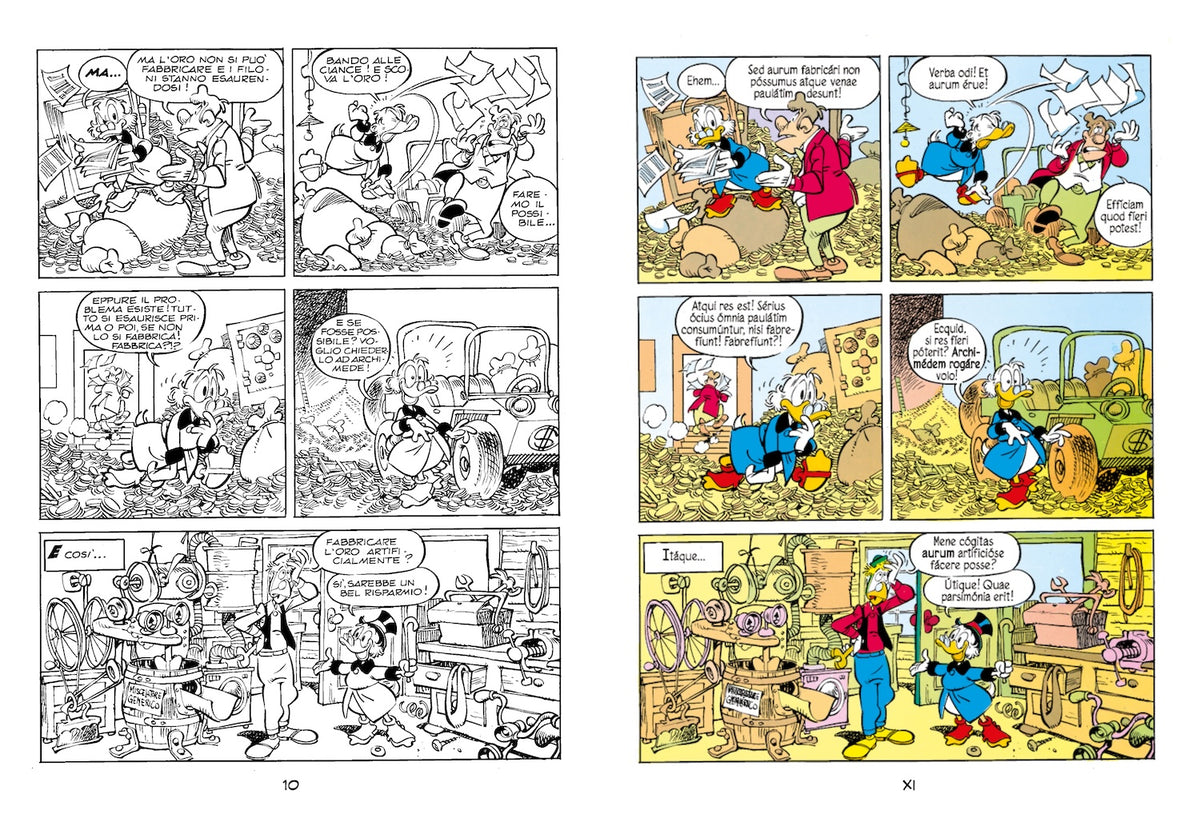 Scrúgulus in re vere mirábili - Zio Paperone in un caso davvero imprevedibile. Fumetti in lingua - Latino - Con prefazione del Prof Andrea Maggi