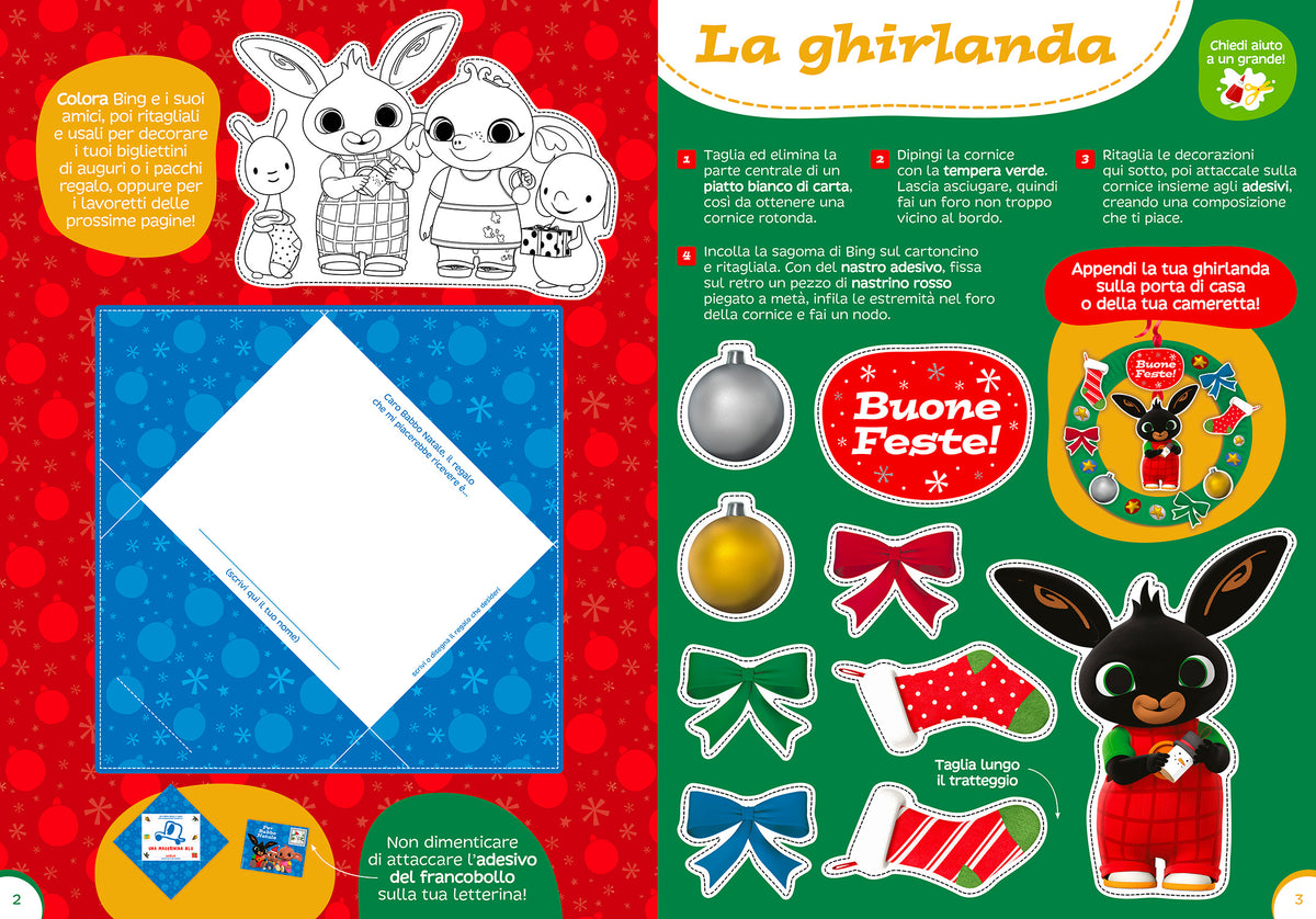 Bing. Activity con gadget. Crea il tuo Natale + Set creativo i biglietti di Natale