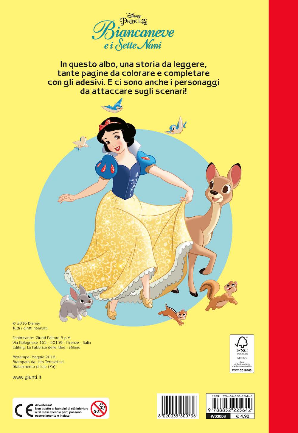 Biancaneve e i Sette Nani - Staccattacca&Colora