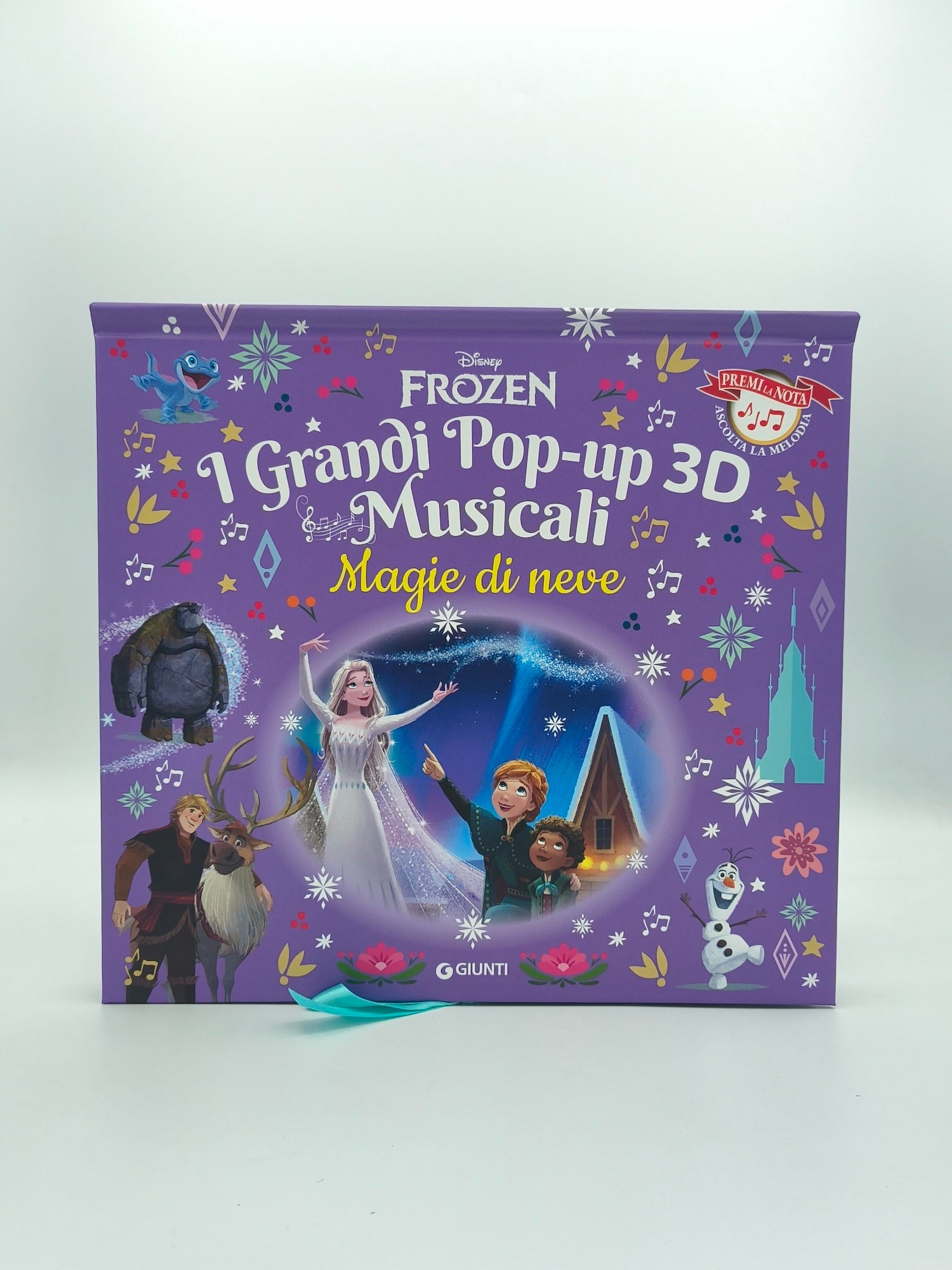 Frozen Magie di neve. I Grandi Pop-up 3d musicali. Premi la nota. Ascolta la melodia