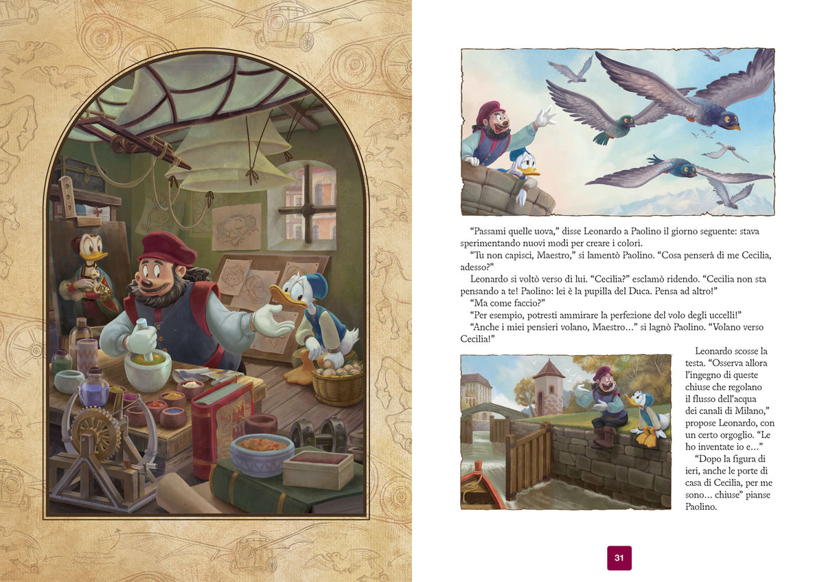 Papero Da Vinci. Il racconto illustrato e le storie a fumetti ispirati al grande genio di Leonardo da Vinci