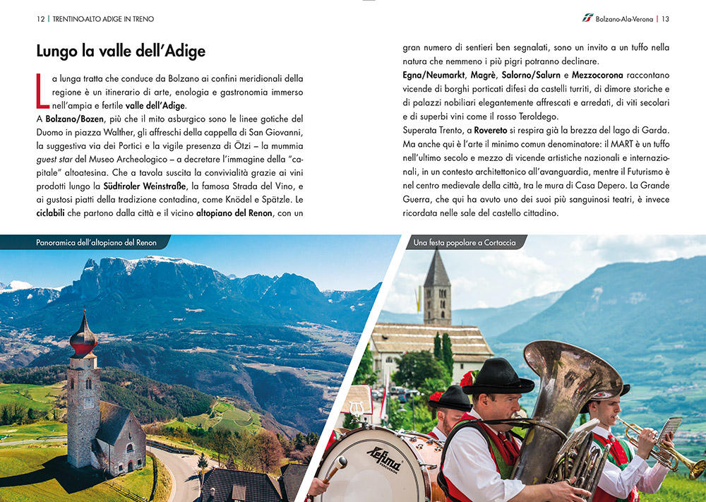 Trentino Alto Adige in treno. I regionali da vivere