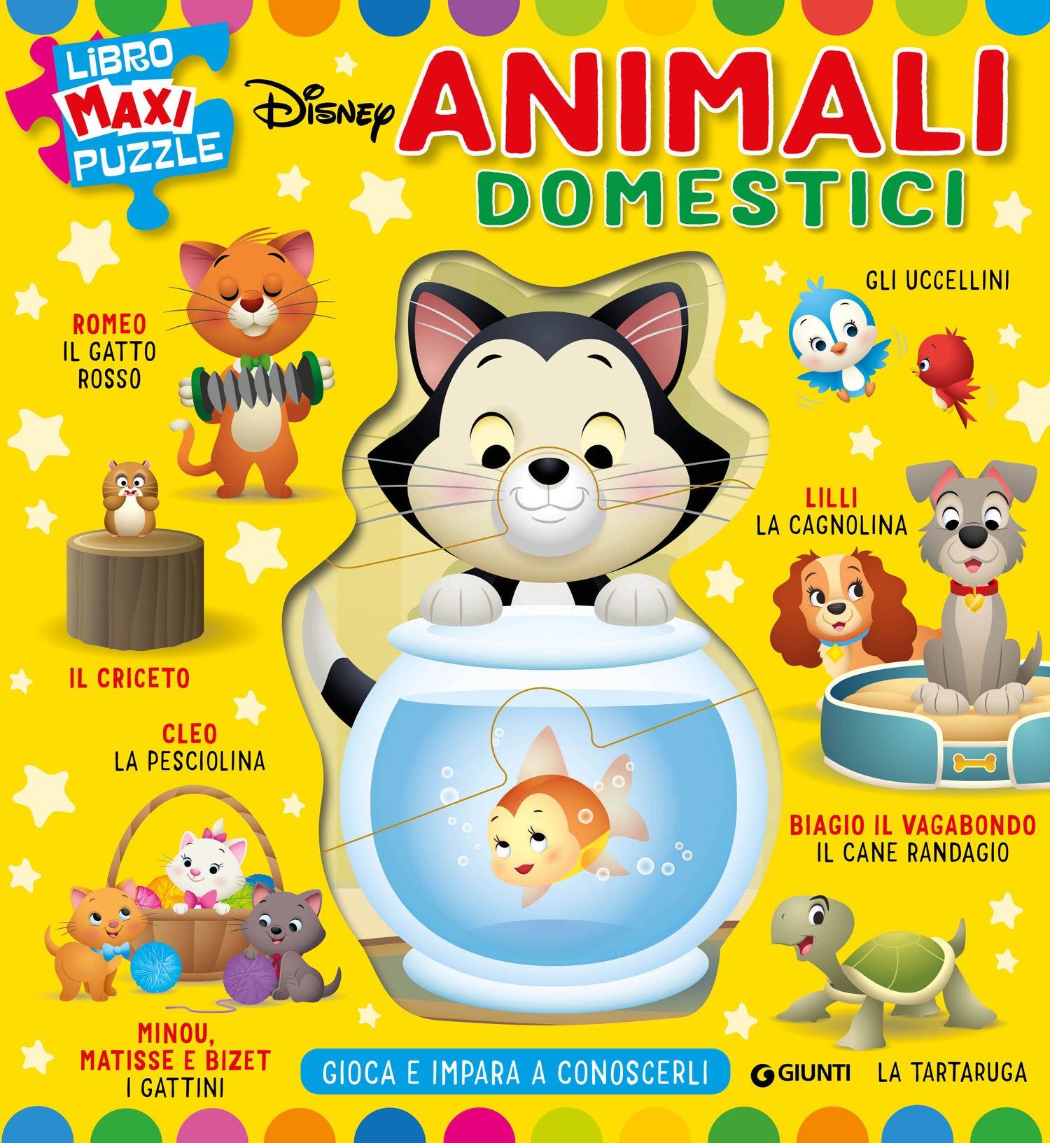 Libro Maxi Puzzle Disney Animali domestici. Gioca e impara a conoscerli
