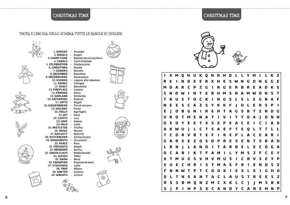 Crucipuzzle English. l'inglese divertente