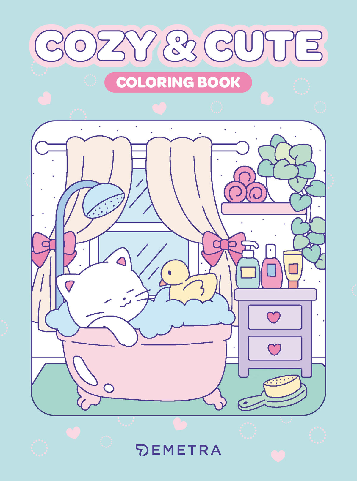 Cozy & cute. Coloring book