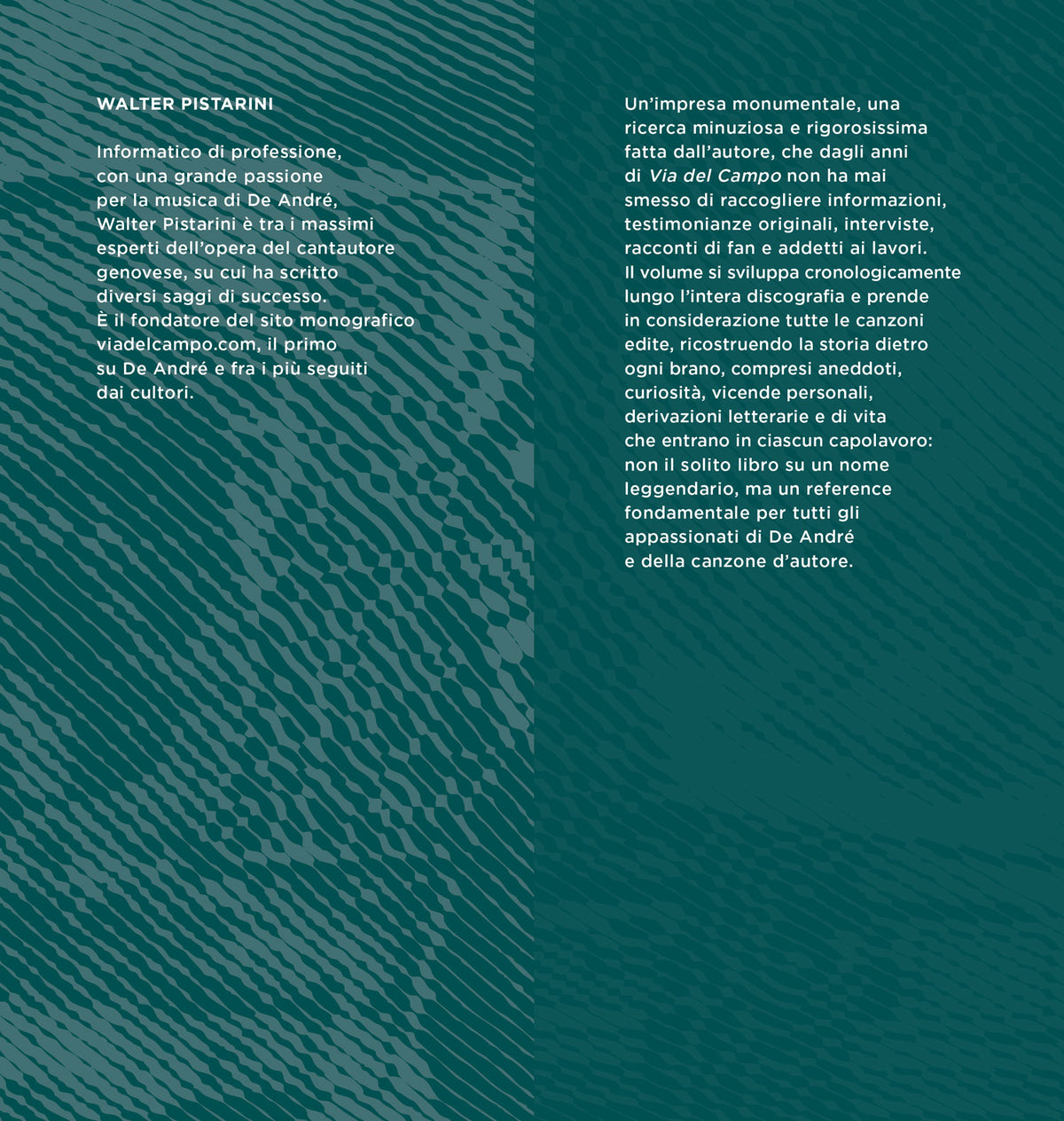 Fabrizio De André. Il libro del mondo
