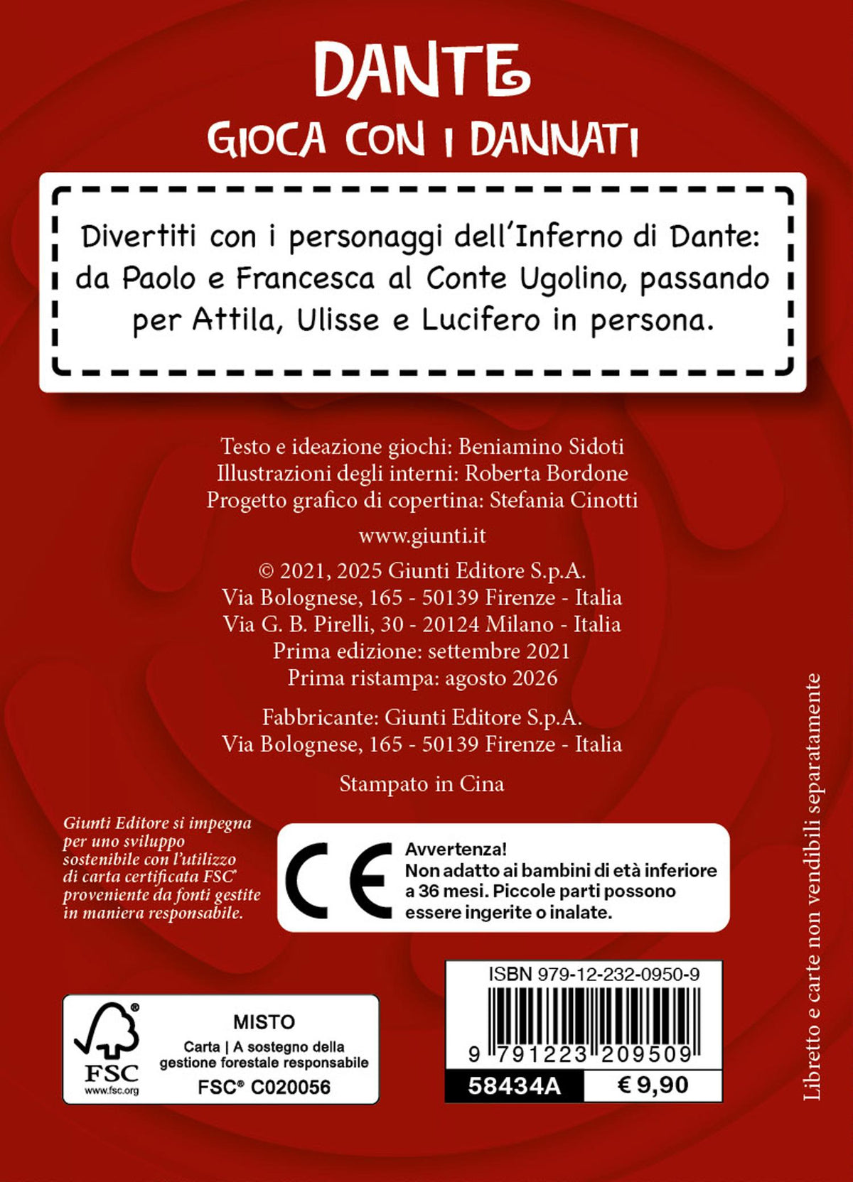 Dante. Gioca con i dannati