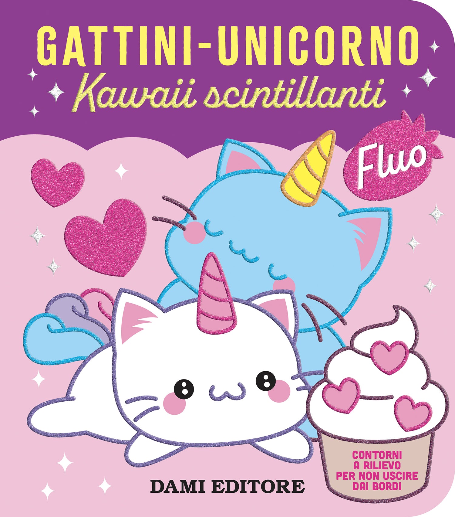 Gattini - Unicorno. Kawaii scintillanti
