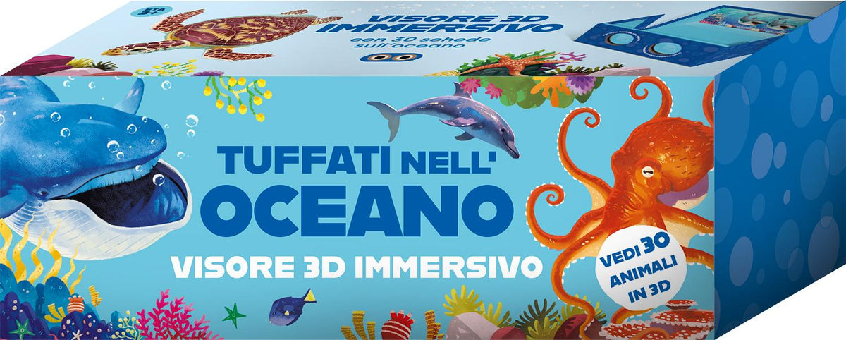 Tuffati nell'oceano. Scopri i libri scatola che diventano visori 3D super immersivi!