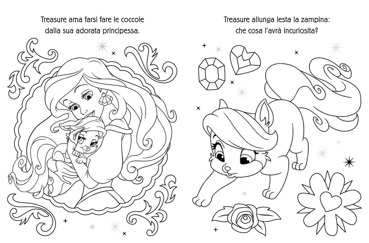 Disney Princess Bubble Stickers Cuccioli reali. Storia e giochi con tanti adesivi morbidosi