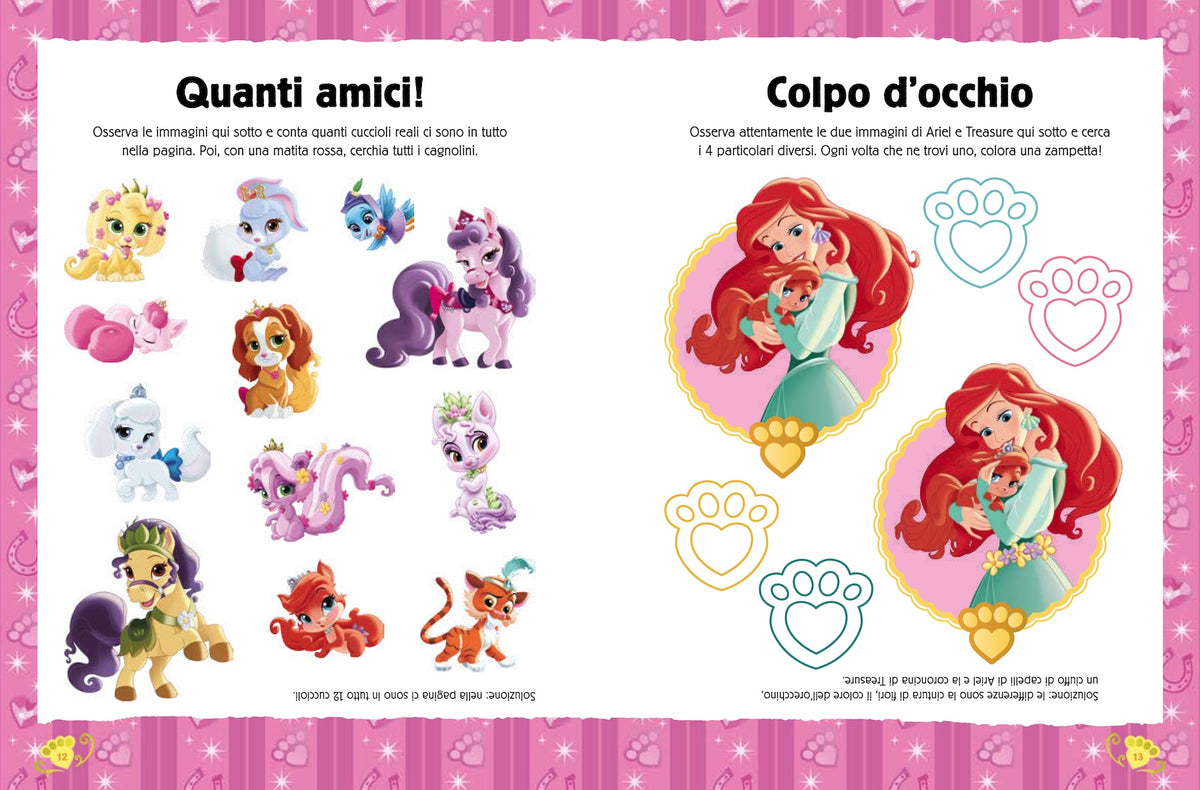 Disney Princess Bubble Stickers Cuccioli reali. Storia e giochi con tanti adesivi morbidosi