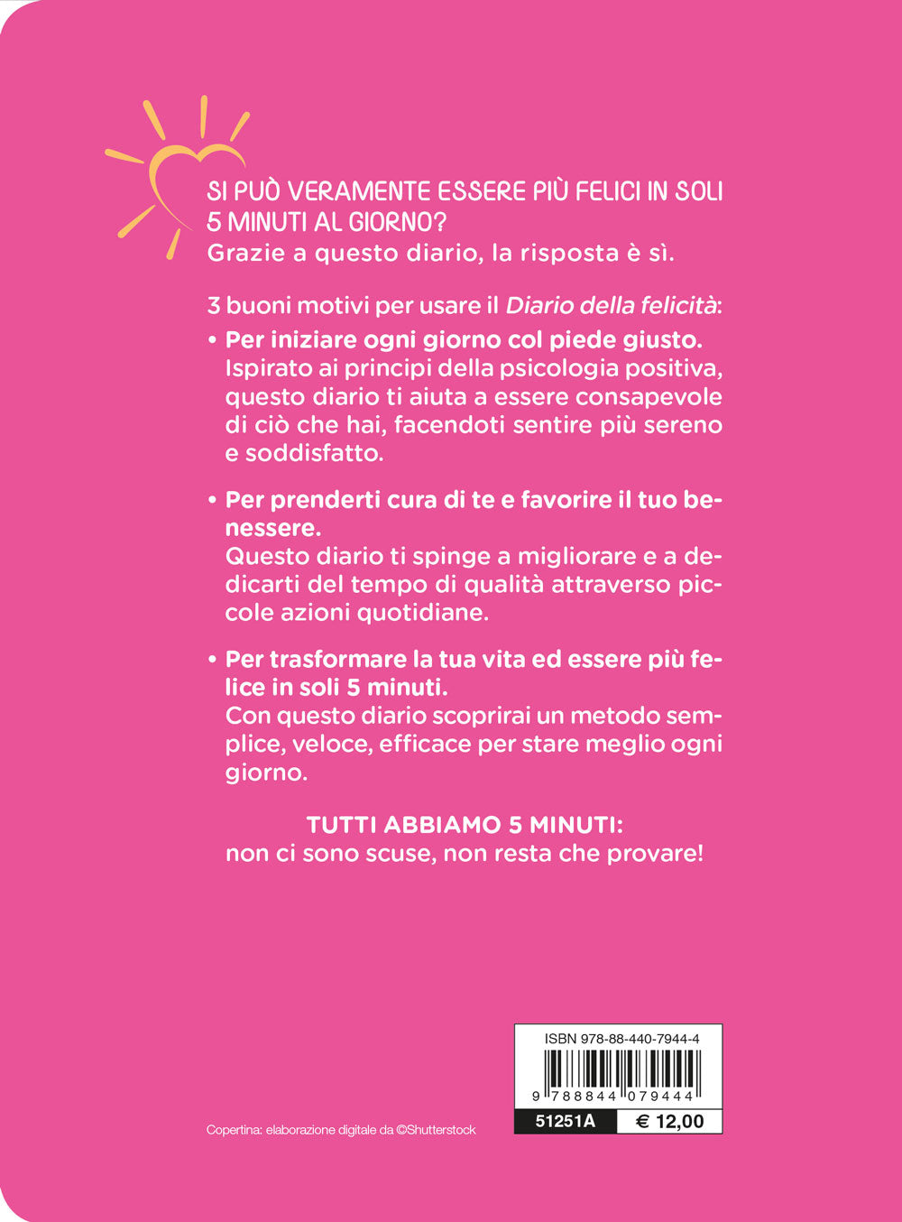 Diario della felicità in 5 minuti