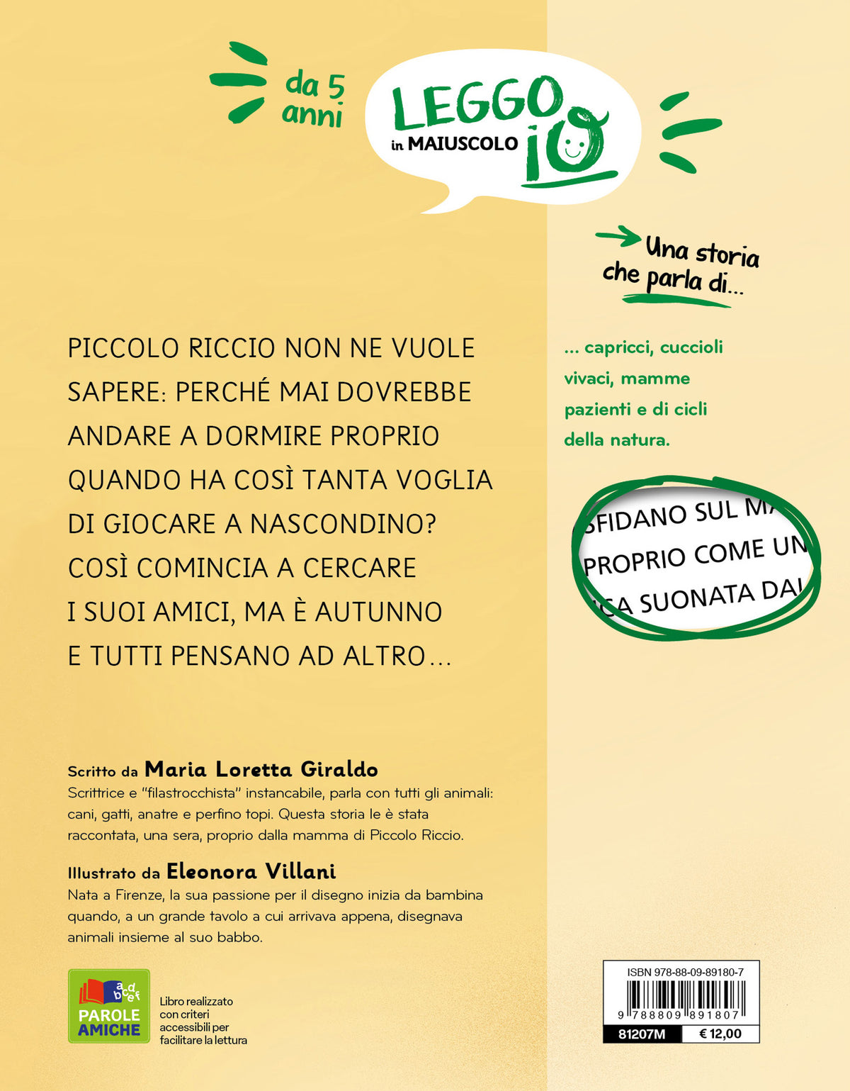 Piccolo Riccio non vuole dormire
