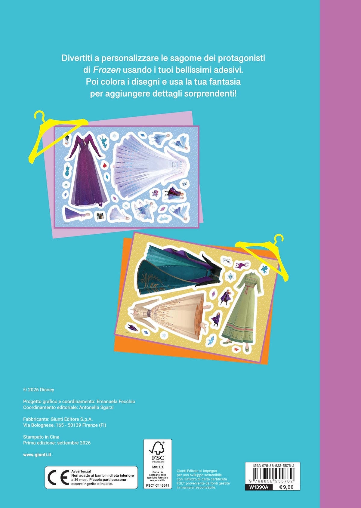 Disney Frozen Vesti la moda - Staccattacca&colora Special