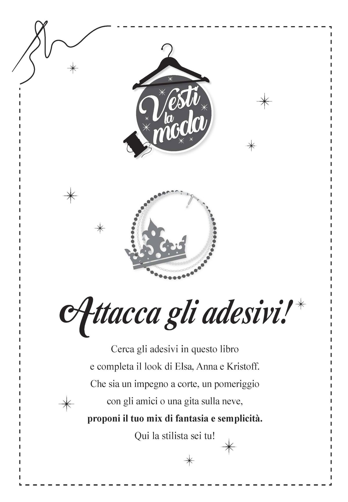 Disney Frozen Vesti la moda - Staccattacca&colora Special