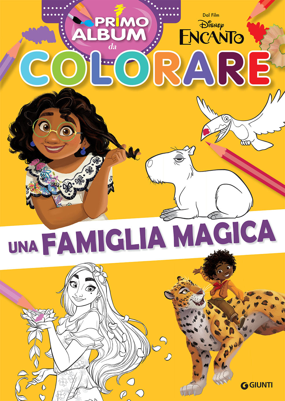 Disney Encanto Primo album da colorare. Una famiglia magica