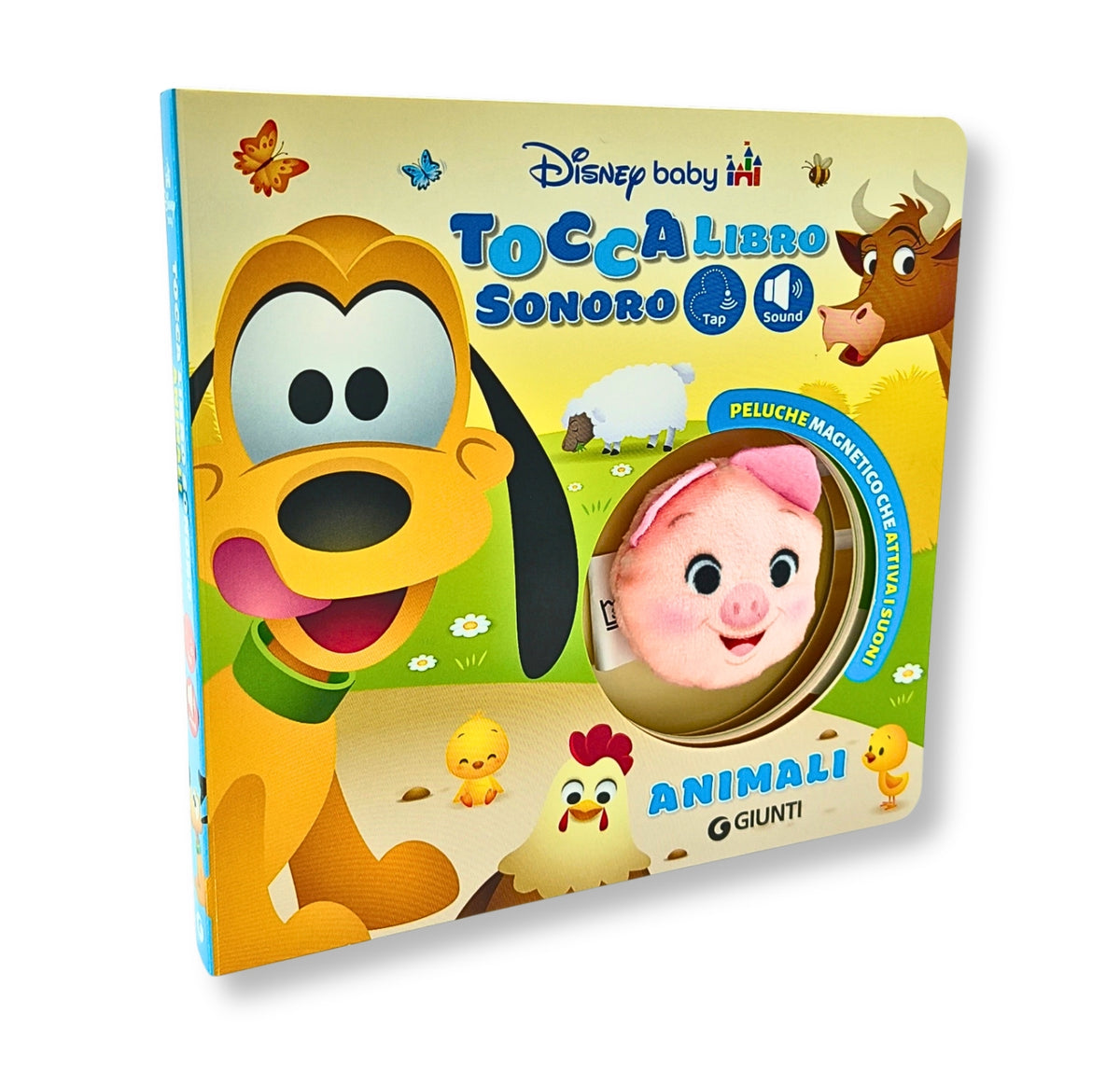 Animali Toccalibro sonoro Disney baby. Con Porcellino magnetico