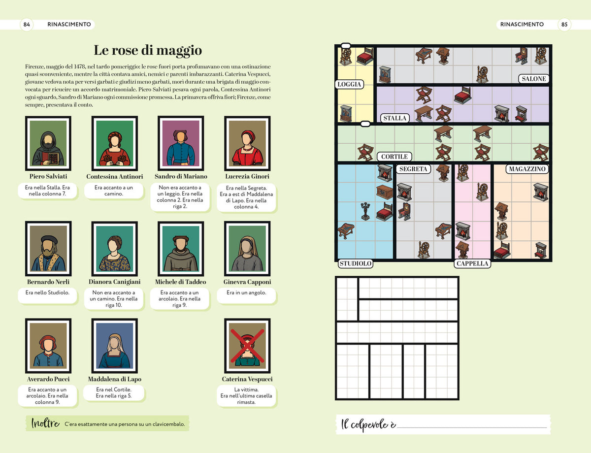 Crimedoku. 70 casi da risolvere attraverso la storia