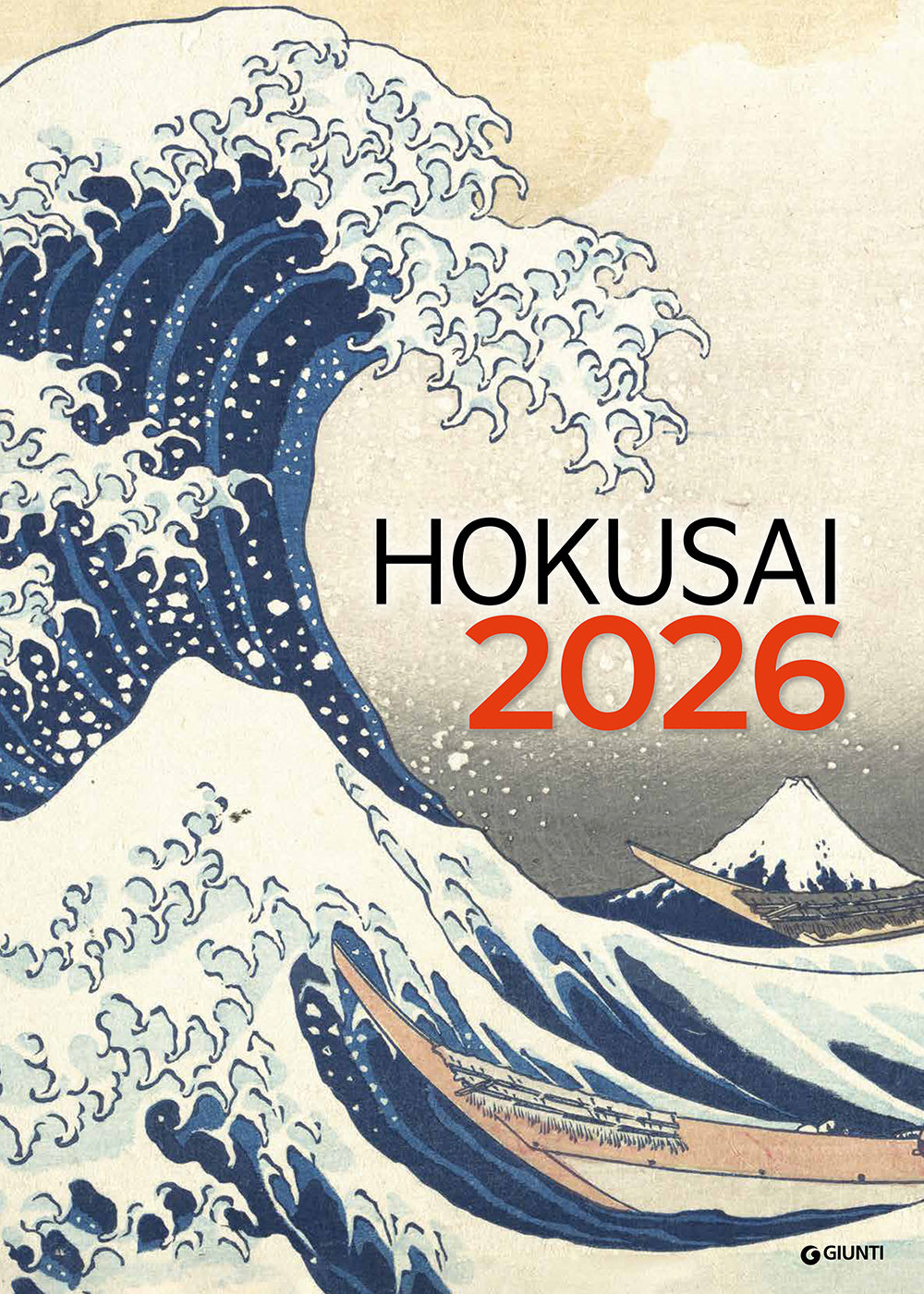 Calendario Hokusai 2026 da parete (30 x 42 cm)