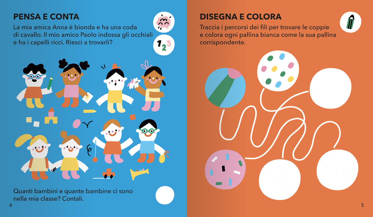 Gioca e disegna la tua scuola e i tuoi compagni