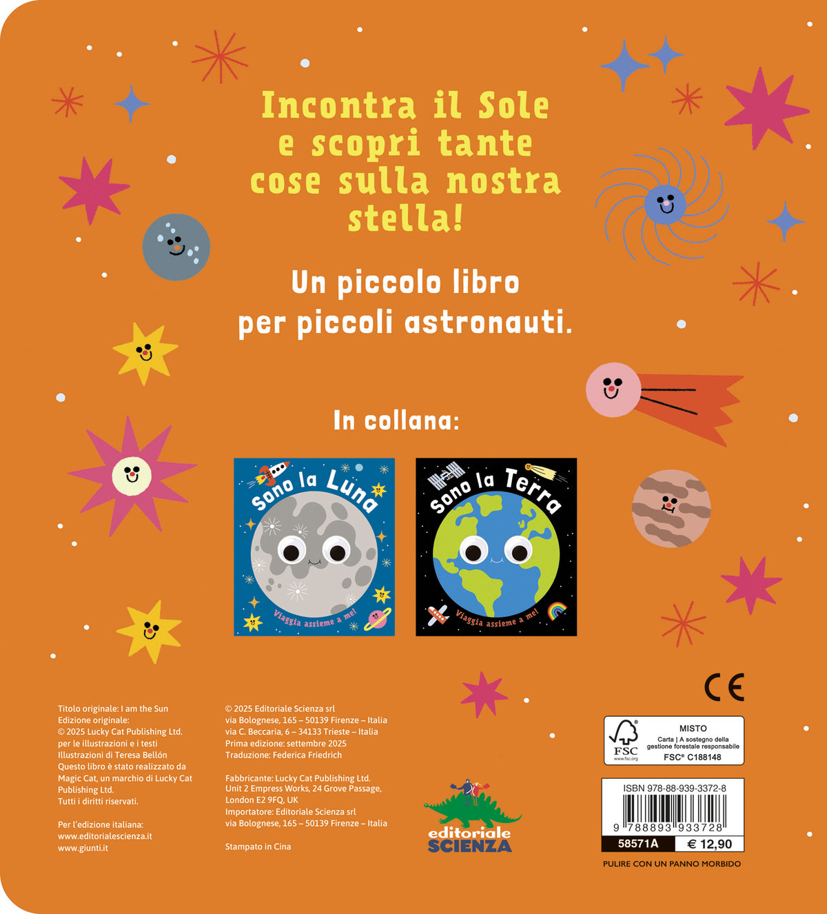 Sono il Sole. Piccoli libri per piccoli astronauti