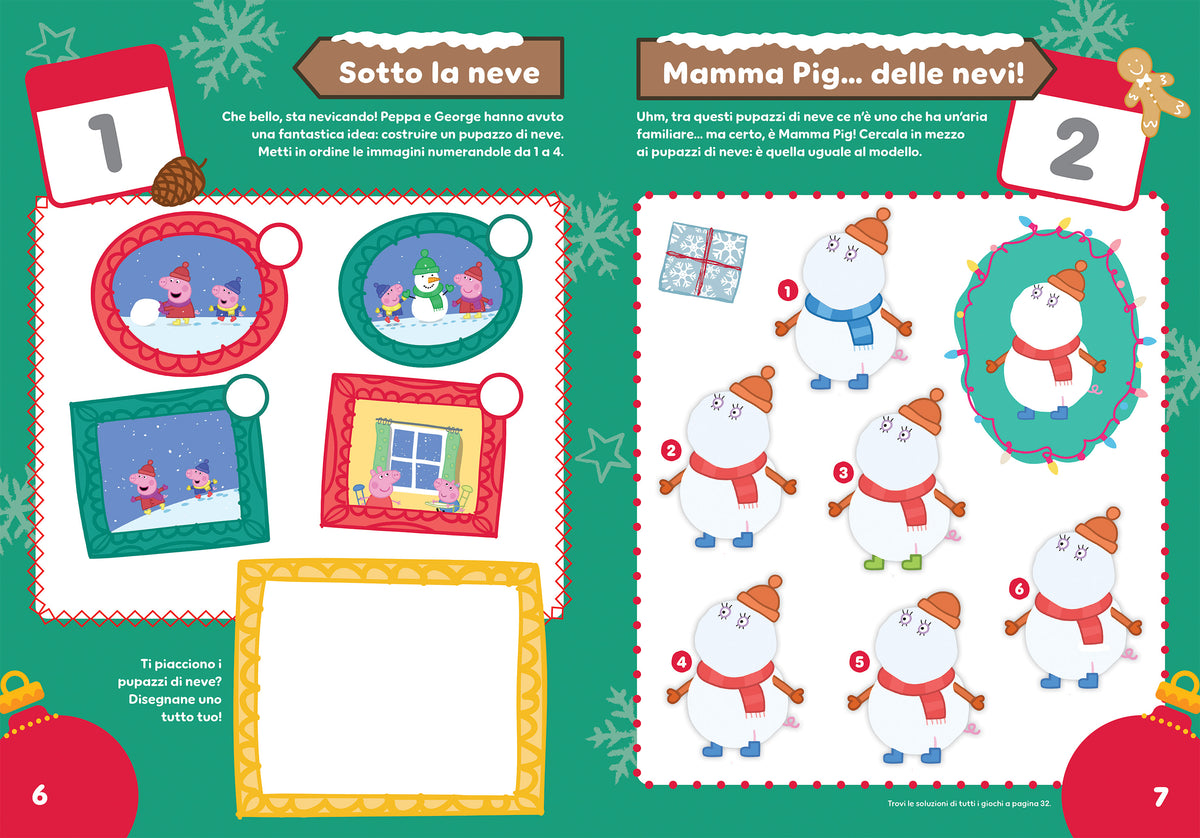 Peppa Pig. Activity book. 24 attività per aspettare il Natale