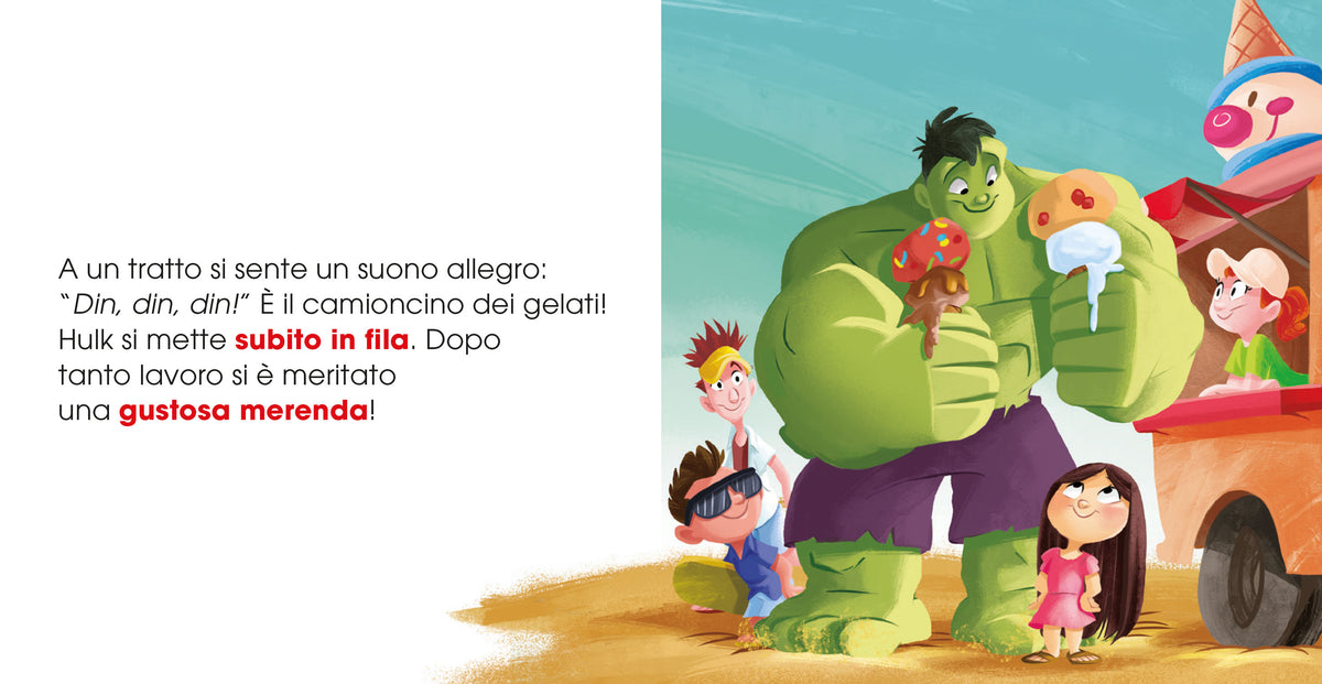 Hulk va in spiaggia Storie per diventare grandi Marvel