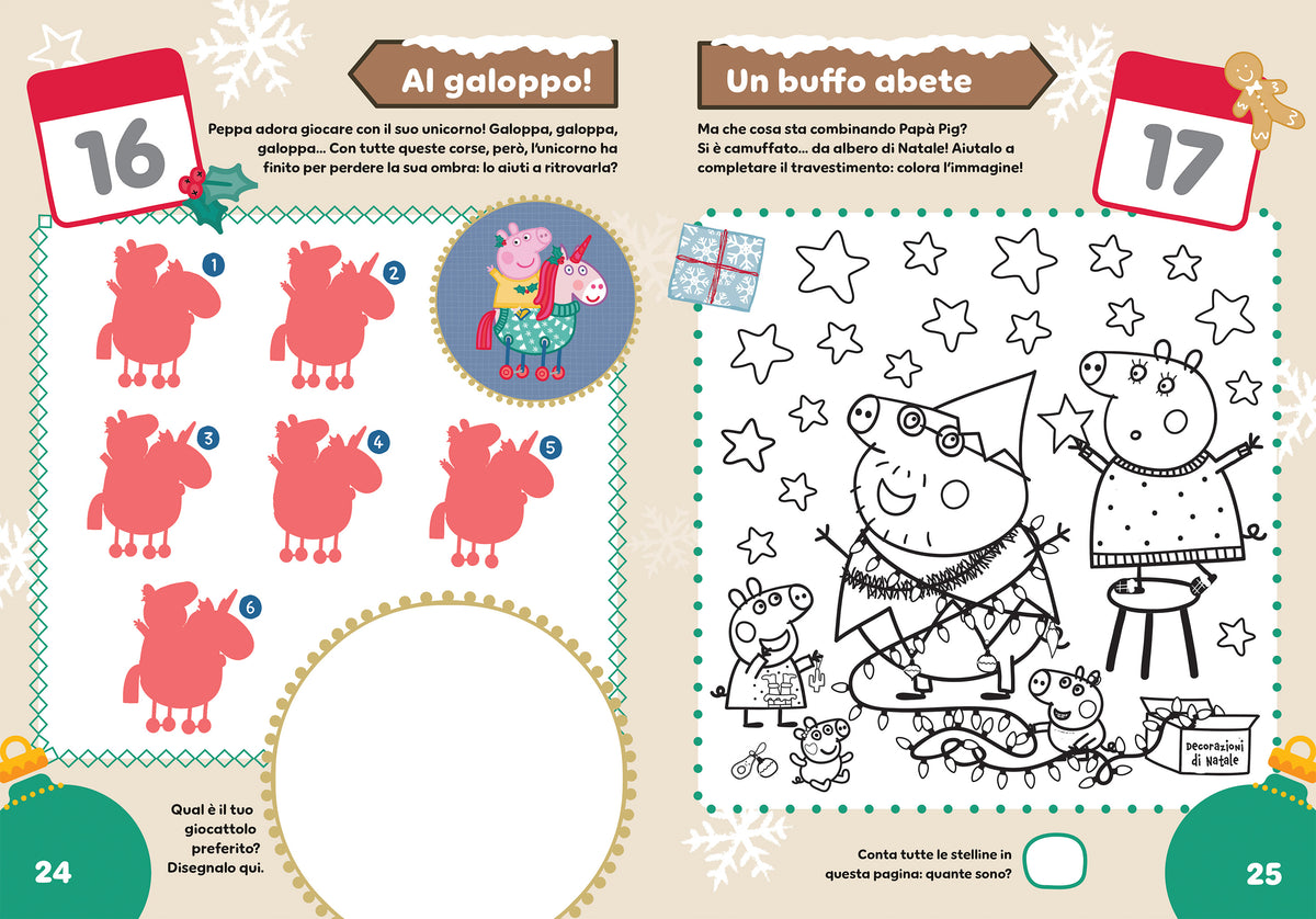 Peppa Pig. Activity book. 24 attività per aspettare il Natale
