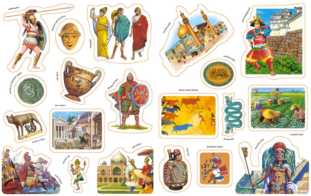 Le grandi civiltà. Con tanti sticker