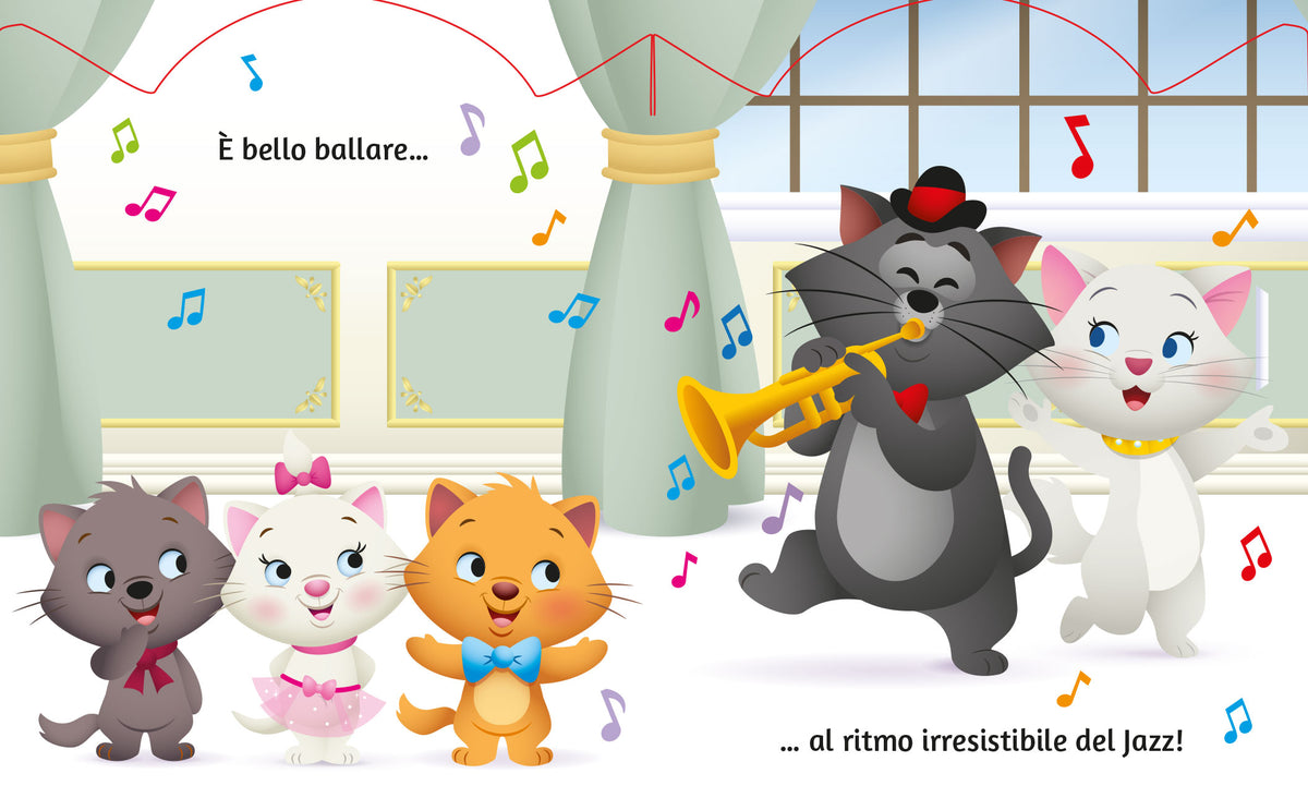 Vita da gattini Sagomini Disney - Gli Aristogatti