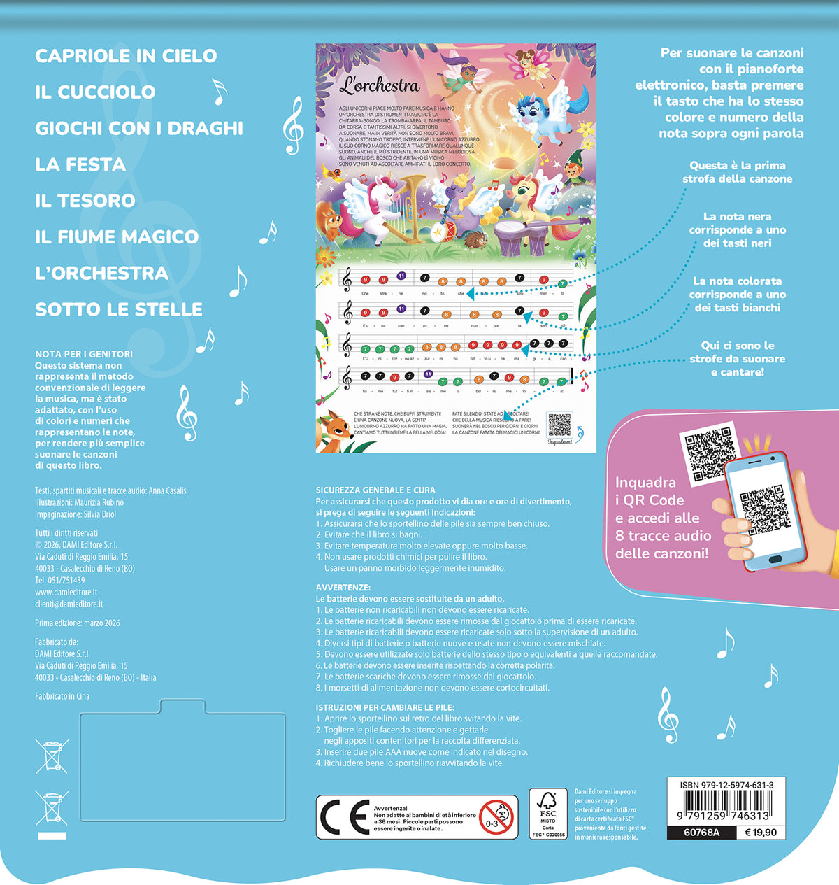 Il libro pianoforte degli Unicorni