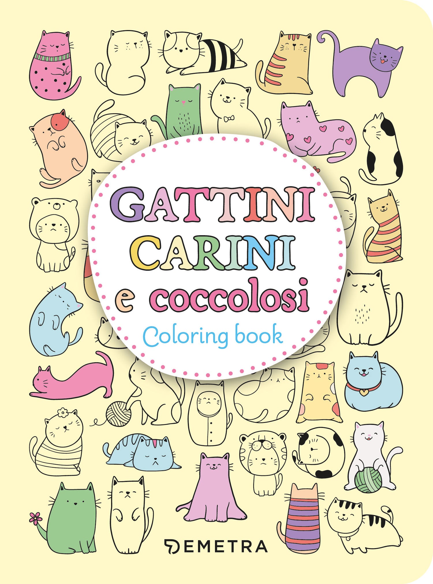 Gattini Carini. Colouring Book
