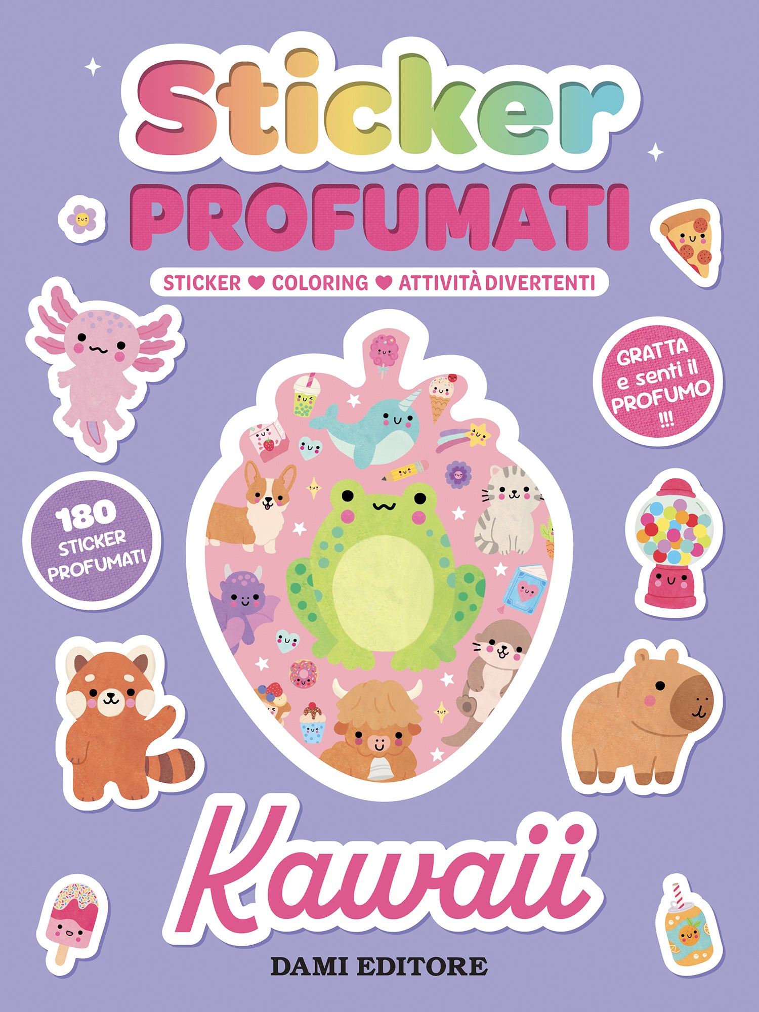 Kawaii Sticker Profumati. Sticker, Coloring, Attività divertenti