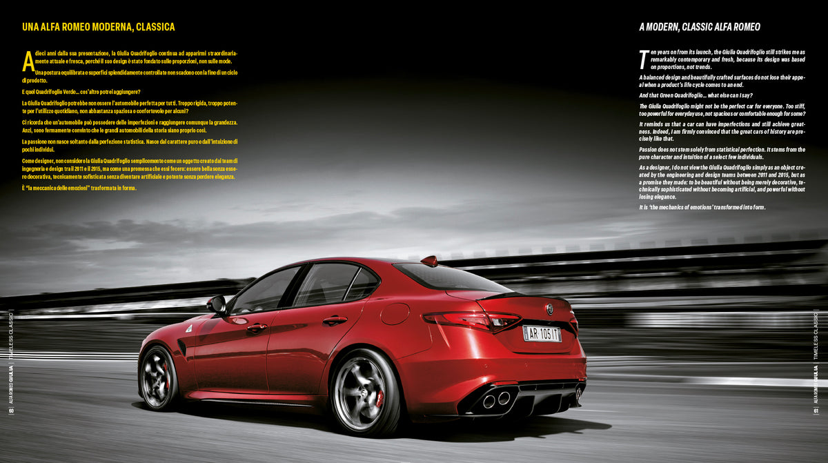 ALFA ROMEO GIULIA Timeless Classic (ed, ita-ing). Timeless Classic