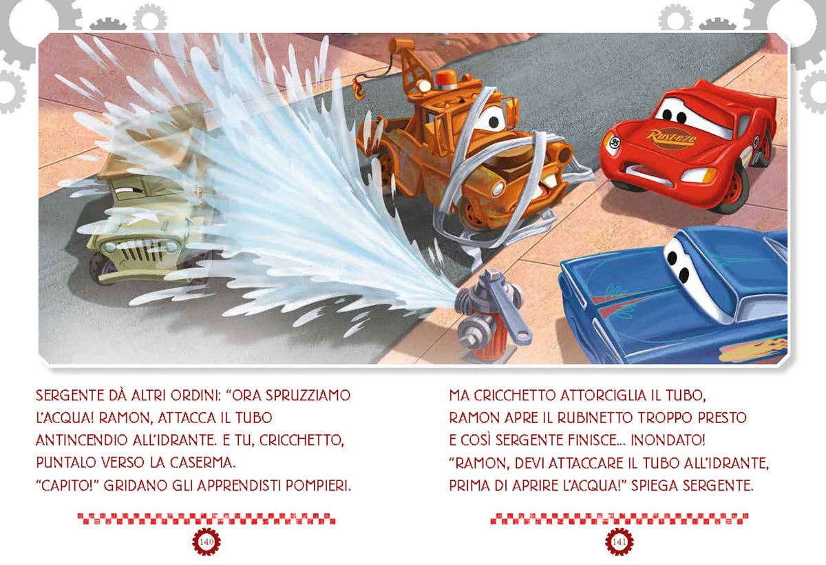 Cars 5 minuti prima di dormire - in maiuscolo. Avventure da campioni