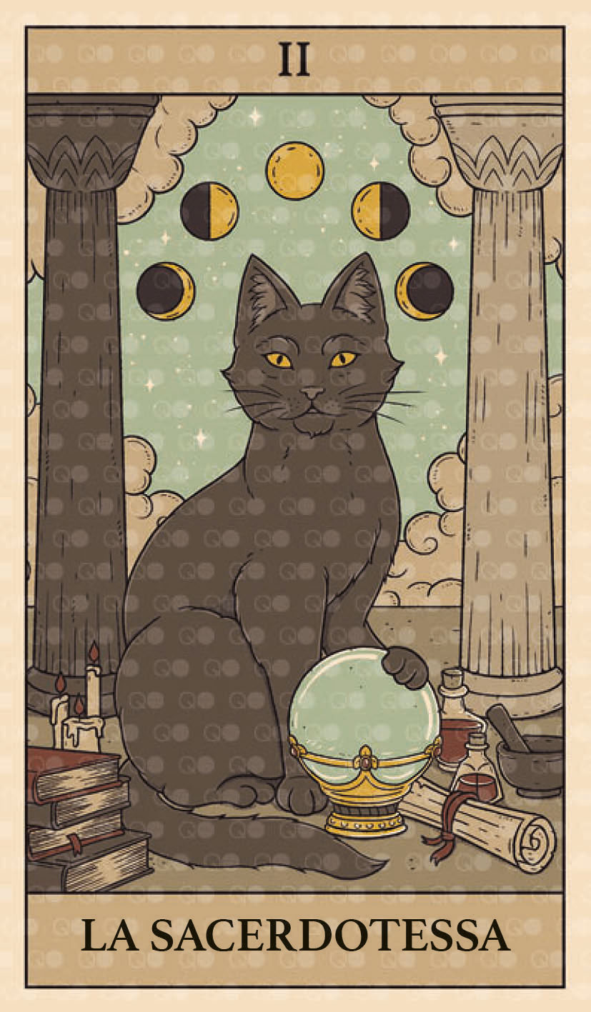 Tarocchi magici dei gatti. 78 carte e un manuale per veri devoti dei felini