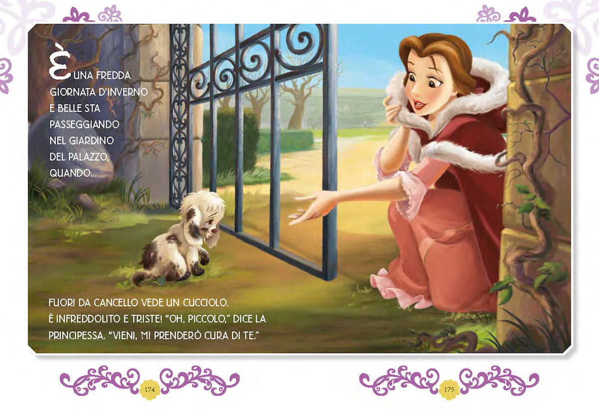 Principesse Disney 5 minuti prima di dormire - in maiuscolo. Principesse e cuccioli