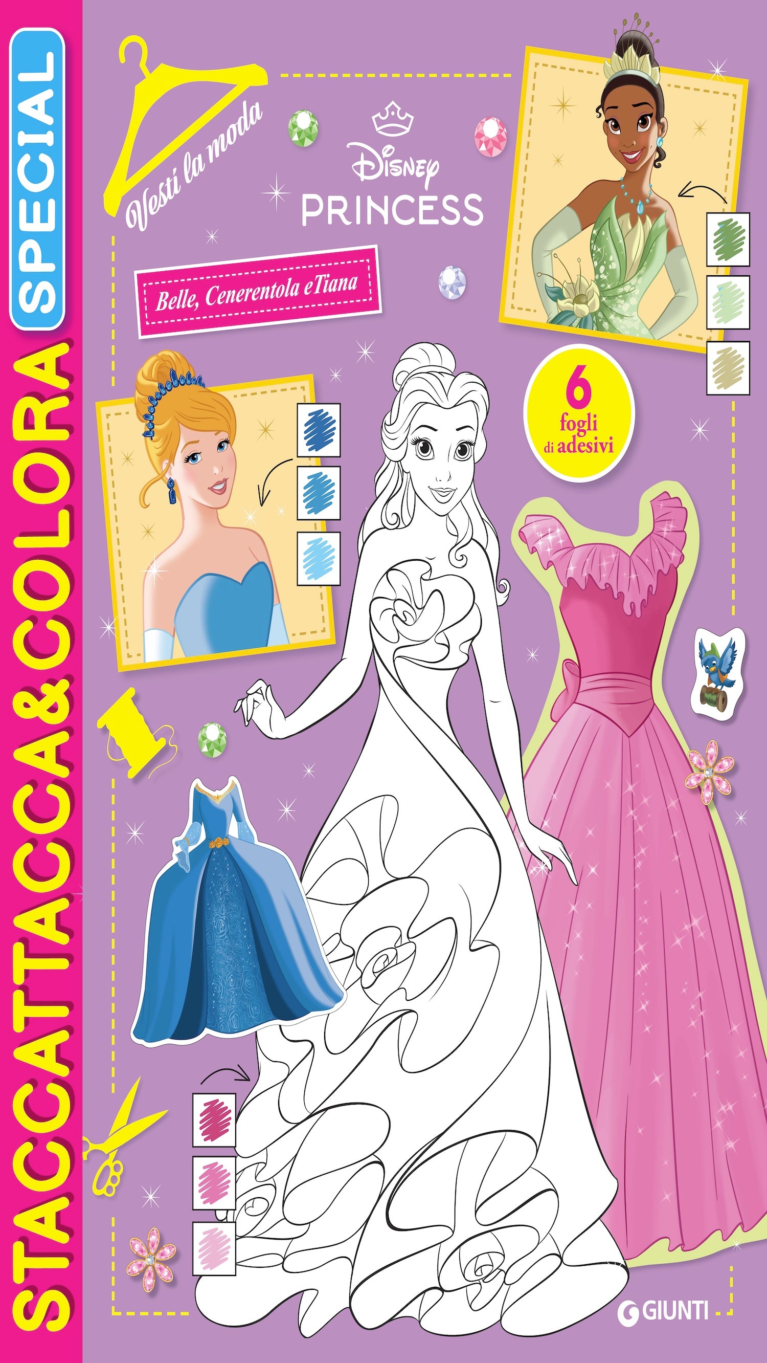 Disney Princess Vesti la moda - Staccattacca&colora Special