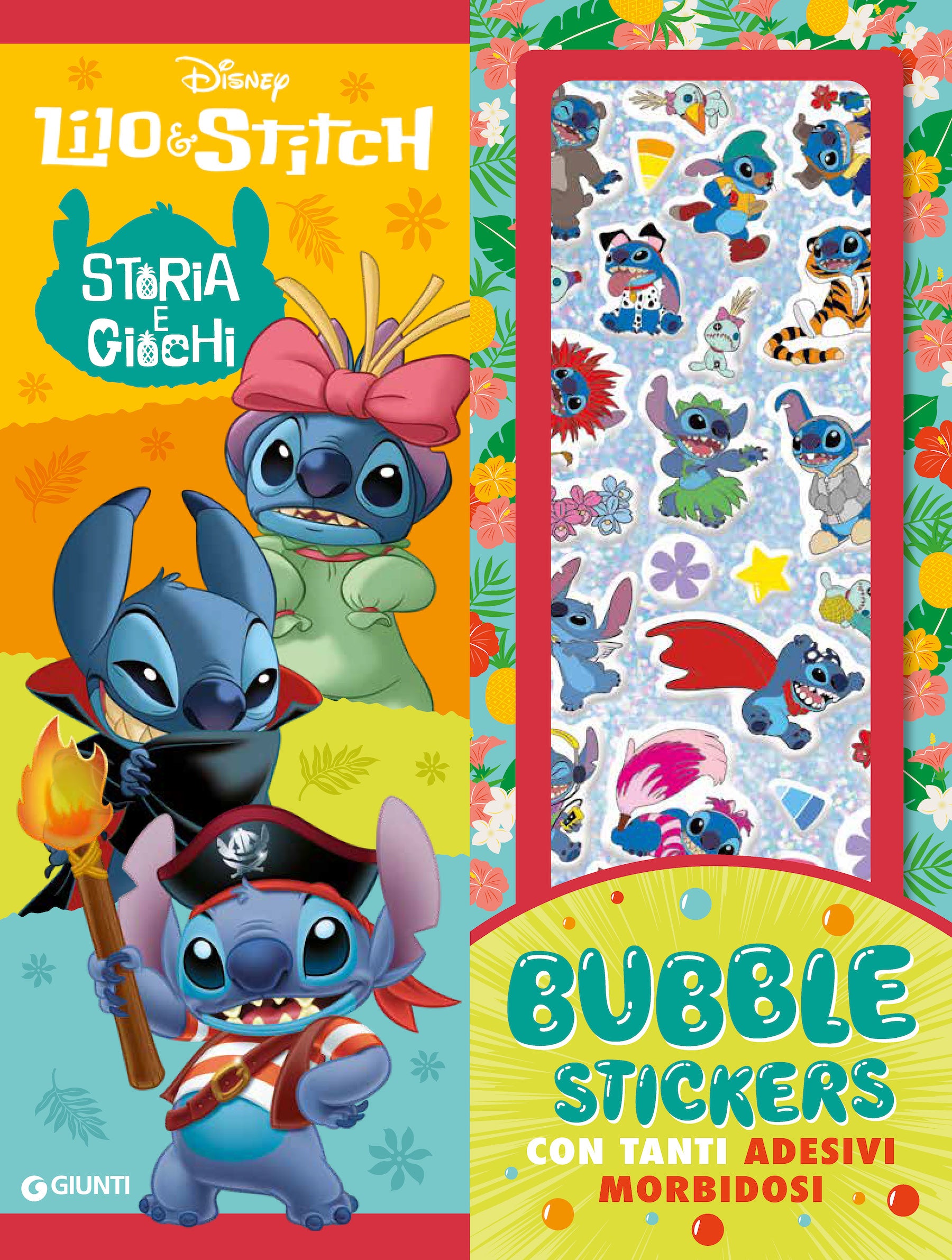 Lilo&Stitch Bubble Stickers. Con tanti adesivi morbidosi - Storia e Giochi