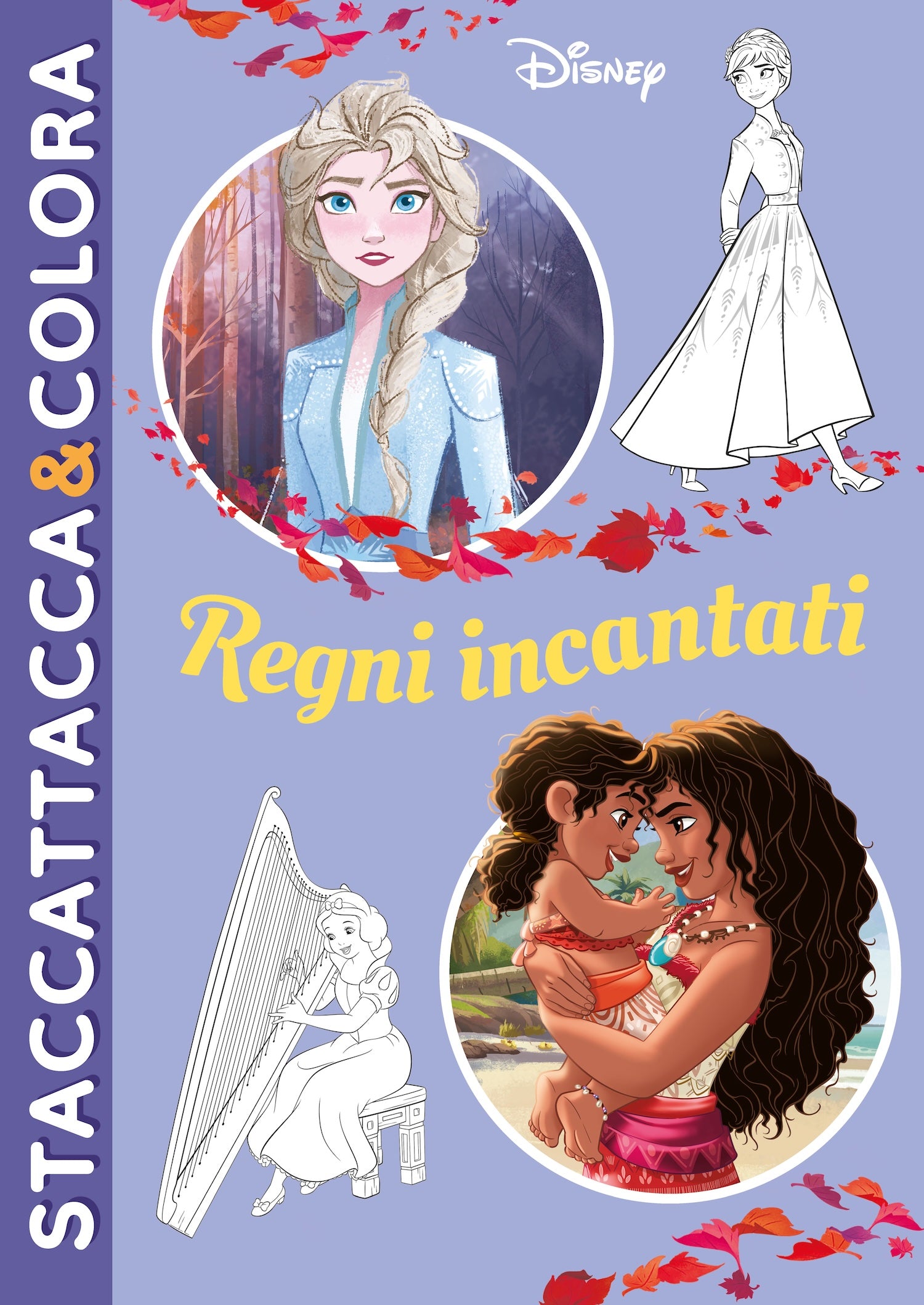 Regni incantati Disney Staccattacca&colora