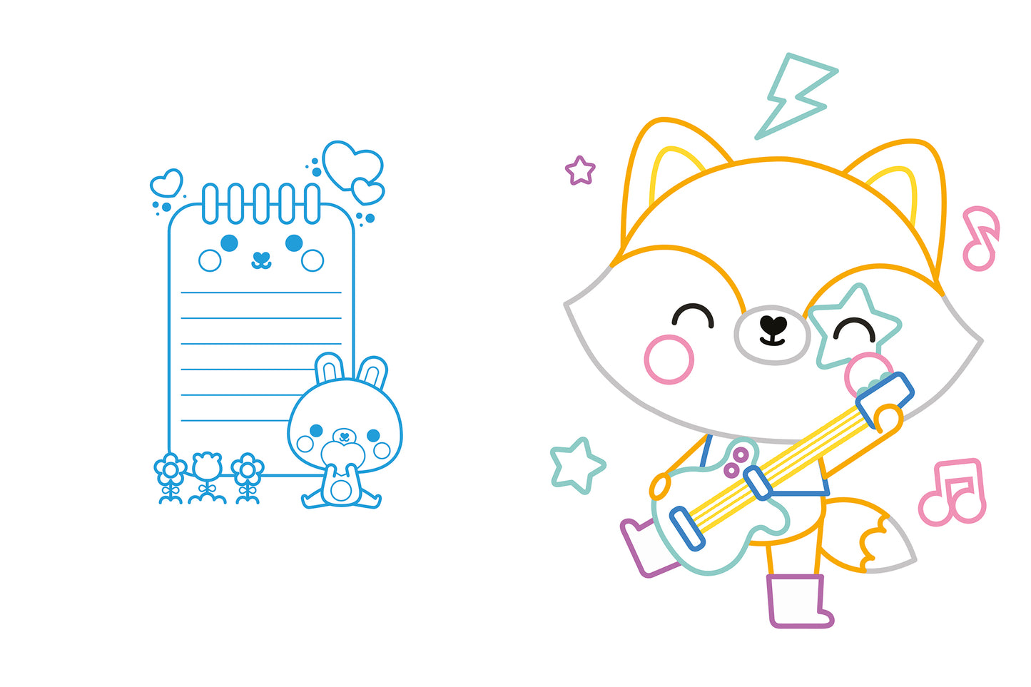 Animali del mondo. Coloro facile senza uscire dai contorni