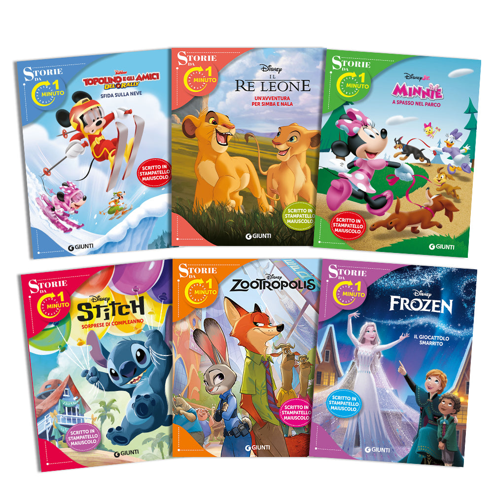 Storie da 1 minuto Disney - 6 titoli sfusi
