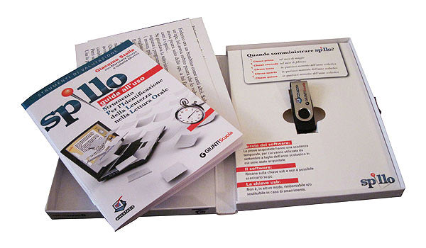 SPILLO: Kit Scuola 1.500 somministrazioni. Guida, chiave USB, testo allievo