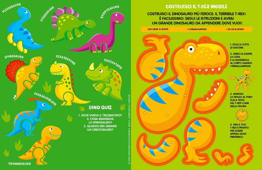 Superalbum dei Dinosauri (con stickers e sagome)