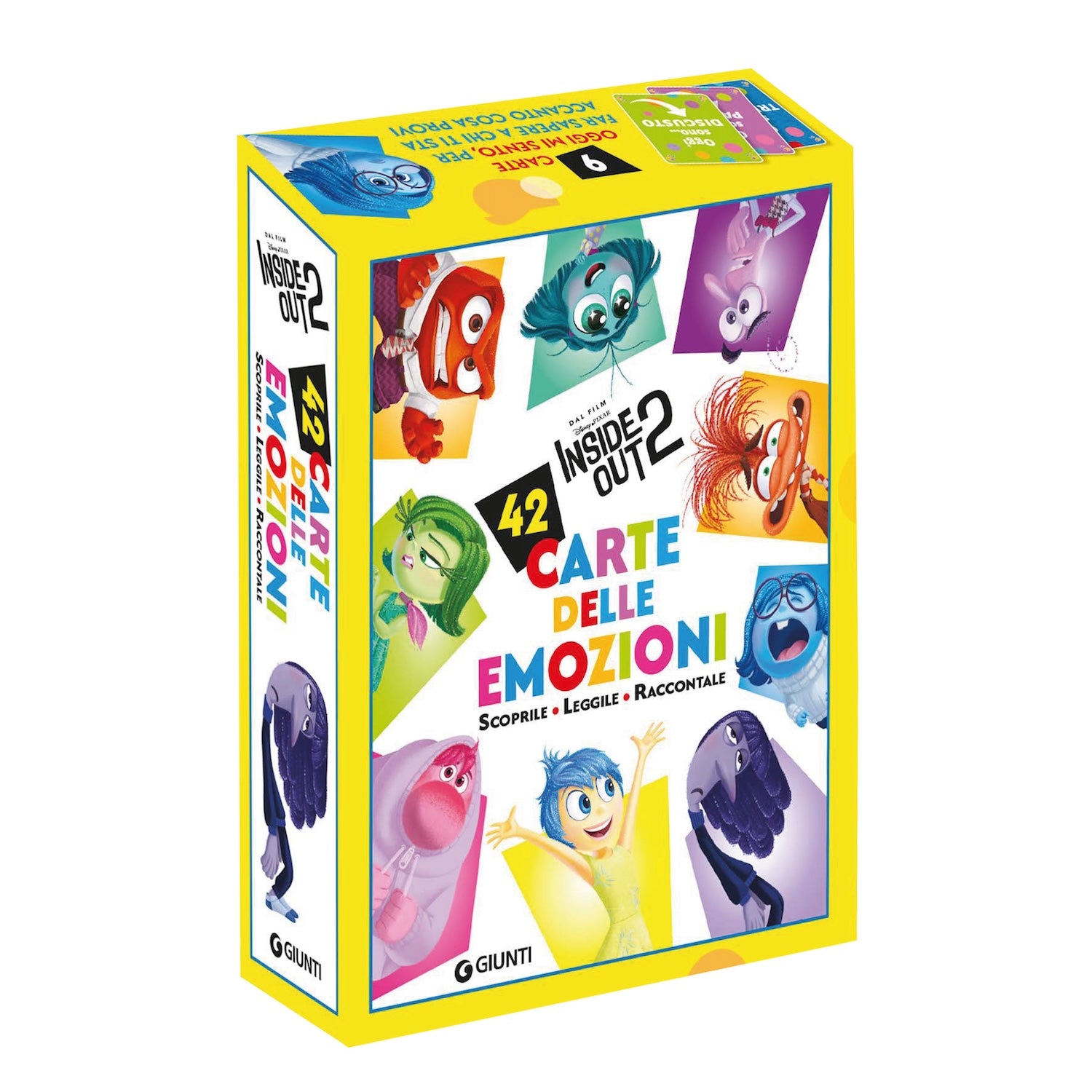 Carte delle emozioni Inside Out 2. 42 carte - Scoprile Leggile Raccontale