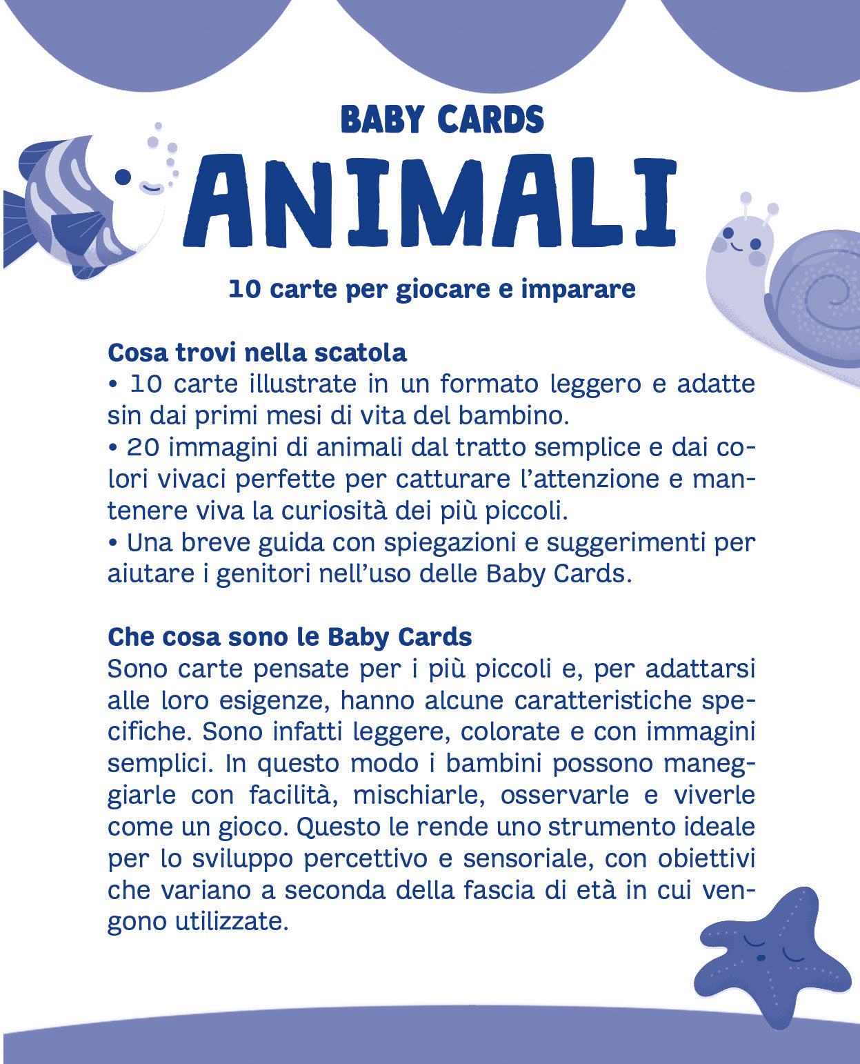 Baby Cards. Animali. 10 carte per giocare e imparare