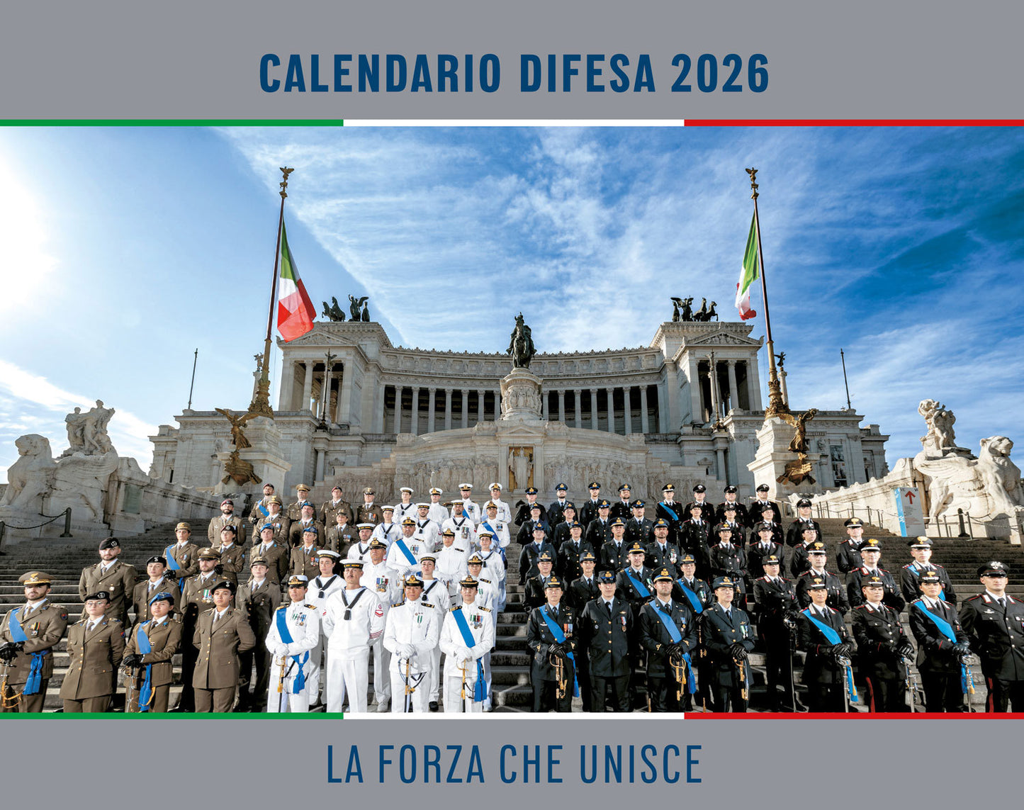 Calendario Difesa 2026 - da parete . La forza che unisce